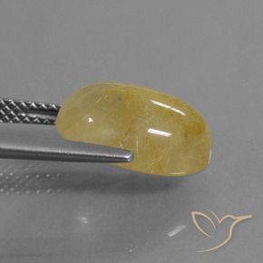 Quarzo rutilo Oro brillante naturale da 5.06 ct, Ovale, Trasparente