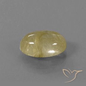 Quarzo rutilo Giallo Toscana naturale da 5.06 ct, Ovale, Trasparente
