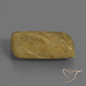 Quarzo rutilo Giallo di Digione naturale da 9.81 ct, Taglio a fantasia, Opaco
