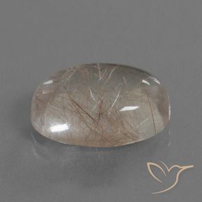 Quarzo rutilo Trasparente con rame naturale da 8.28 ct, Ovale, Trasparente