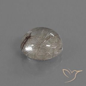 Quarzo rutilo Marrone chiaro naturale da 5.09 ct, Taglio rotondo, Trasparente