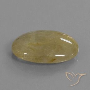 Quarzo rutilo Oro brillante naturale da 17.46 ct, Ovale, Trasparente