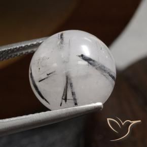Quarzo rutilo Cancella con il nero naturale da 13.08 ct, Sfera, Traslucido