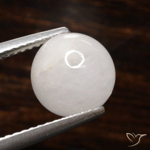 4.05ct Naturale Bianco grigio Quarzo rutilo, Sfera, Traslucido