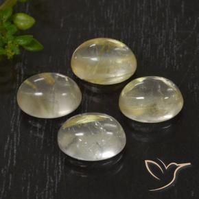 Gemme di Quarzo rutilo Giallo Toscana naturale da 5.54 ct, Ovale, Trasparente