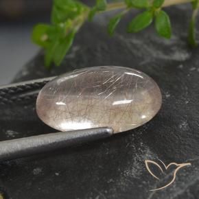Quarzo rutilo Trasparente con rame naturale da 2.89 ct, Ovale, Trasparente