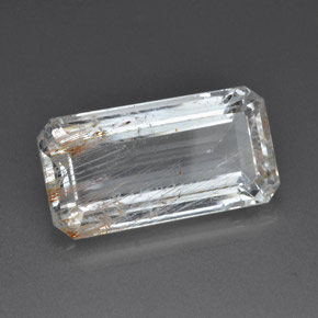 Topazio rutilato naturale giallo da 39,04 ct, trasparente, trasparente/traslucido