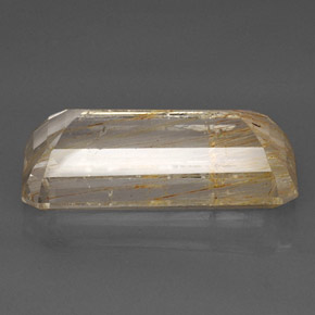 Topazio rutilato naturale giallo da 33,45 ct, trasparente, trasparente/traslucido