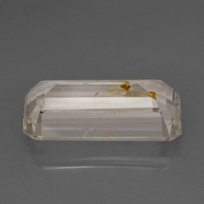 Topazio rutilato naturale giallo da 22,78 ct, trasparente, trasparente/traslucido