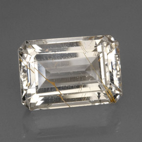 Topazio rutilo Dorato naturale da 26.62 ct, Trasparente, Trasparente/Traslucido