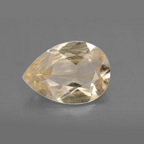 Topazio rutilato naturale giallo da 4,62 ct, trasparente, trasparente/traslucido