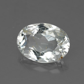 Topazio rutilato naturale giallo da 2,91 ct, taglio ovale, trasparente