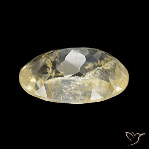 Topazio rutilo Marrone Dorato Molto Chiaro naturale da 4.50 ct, Taglio ovale, Trasparente