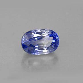 Zaffiro naturale blu da 2,42 ct, taglio ovale, VVS-VS