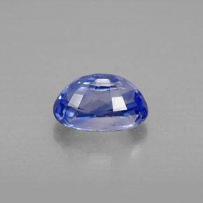 Zaffiro naturale blu da 2,42 ct, taglio ovale, VVS-VS