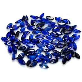 Zaffiro naturale blu da  ct, marchesa, VVS-VS