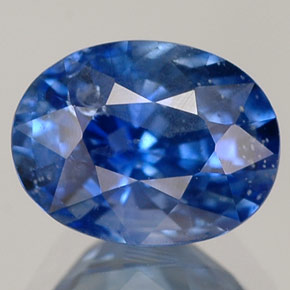 Zaffiro naturale blu da 1,78 ct, taglio ovale, VS-SI