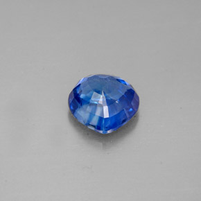 Zaffiro naturale blu da 1,14 ct, taglio a pera, VS