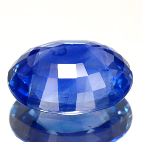 Zaffiro naturale blu da 2,10 ct, taglio ovale, VVS-VS
