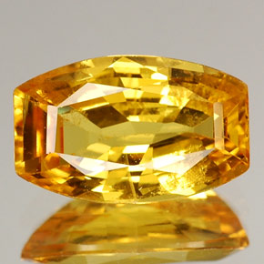 Zaffiro naturale giallo da 2,06 ct, forma fantasia, VS-SI