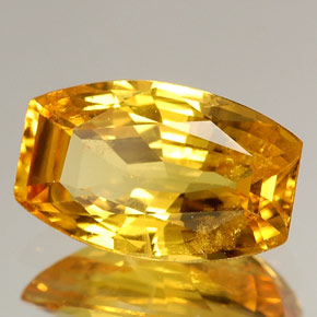Zaffiro naturale giallo da 2,06 ct, forma fantasia, VS-SI