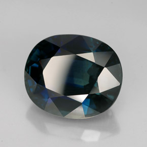 Zaffiro naturale blu da 8,42 ct, taglio ovale, VVS