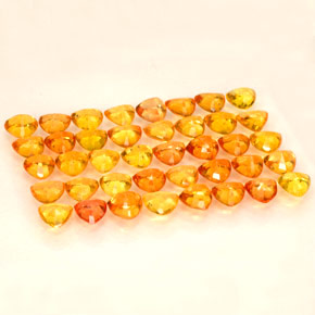 Zaffiro naturale arancione da  ct, trillion, VVS