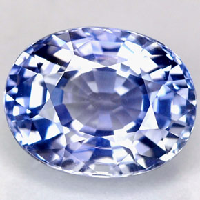 Zaffiro naturale blu da 4,76 ct, taglio ovale, IF