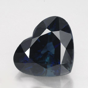 Zaffiro naturale blu da 5,05 ct, a forma di cuore, VS