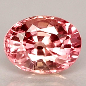 Zaffiro naturale rosa da 0,50 ct, taglio ovale, VVS-VS