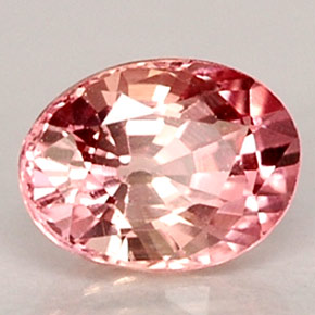 Zaffiro naturale rosa da 0,50 ct, taglio ovale, VVS-VS