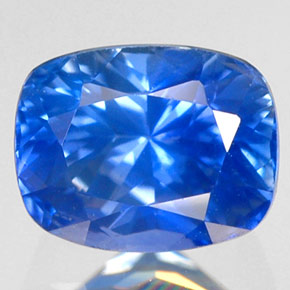 Zaffiro naturale blu da 1,92 ct, taglio a cuscino, VS-SI