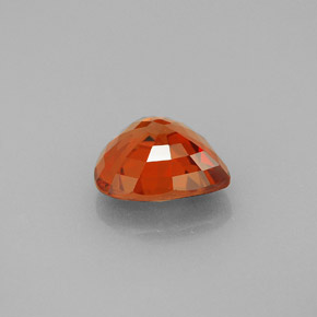 Zaffiro naturale arancione da 2,12 ct, taglio a pera, VVS-VS