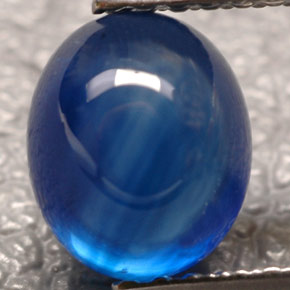 Zaffiro naturale blu da 1,90 ct, trasparente, trasparente/traslucido