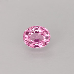 Zaffiro naturale rosa da 0,58 ct, taglio ovale, VS