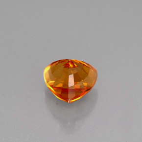 Zaffiro naturale arancione da 0,98 ct, forma fantasia, VS