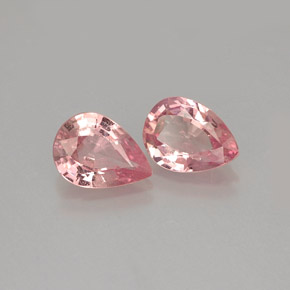 Zaffiro naturale rosa da  ct, taglio a pera, VS