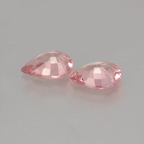 Zaffiro naturale rosa da  ct, taglio a pera, VS