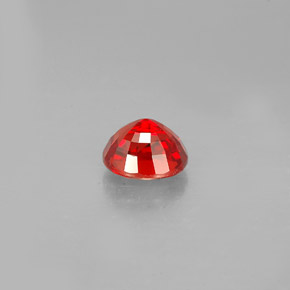 Zaffiro naturale arancione da 0,99 ct, taglio ovale, VS