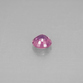 Zaffiro naturale viola da 0,56 ct, taglio rotondo, VS-SI