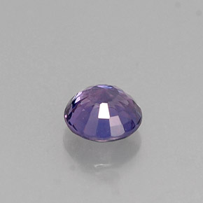Zaffiro naturale viola da 0,40 ct, taglio rotondo, VVS-VS