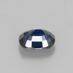 Zaffiro naturale blu da 0,85 ct, taglio ovale, VS
