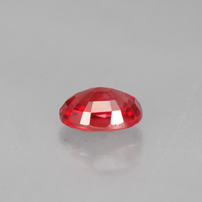 Zaffiro naturale arancione da 1,14 ct, taglio ovale, VS