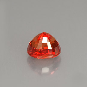 Zaffiro naturale arancione da 1,10 ct, taglio ovale, VS-SI
