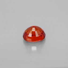 Zaffiro naturale arancione da 1,19 ct, taglio ovale, VVS-VS