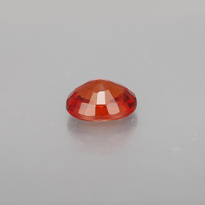 Zaffiro naturale arancione da 1,00 ct, taglio ovale, VS-SI