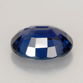 Zaffiro naturale blu da 4,06 ct, taglio ovale, VVS