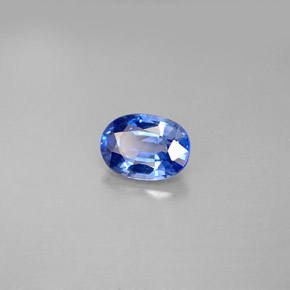 Zaffiro naturale blu da 1,15 ct, taglio ovale, VS