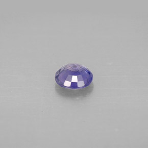 Zaffiro naturale blu da 0,64 ct, taglio rotondo, VS-SI