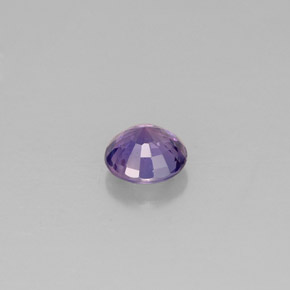 Zaffiro naturale viola da 0,56 ct, taglio rotondo, VS-SI